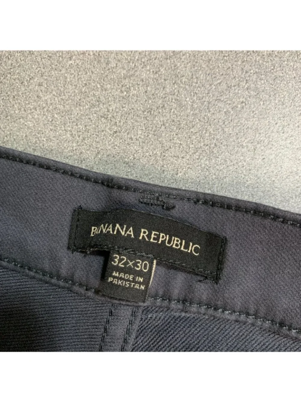 NWT Banana Republic Men's 32x30 Grey 5-Pocket Pant Cotton Blend